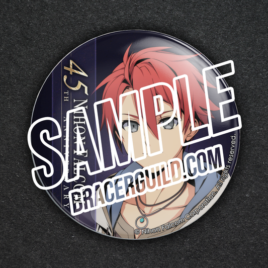 Adol Christin Nihon Falcom 45th Anniversary Can Badge