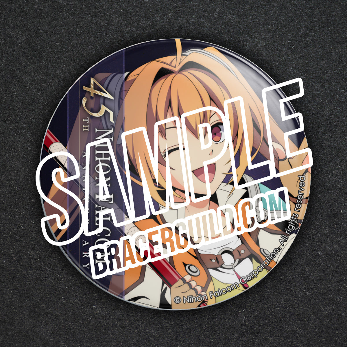 Estelle Bright Nihon Falcom 45th Anniversary Can Badge
