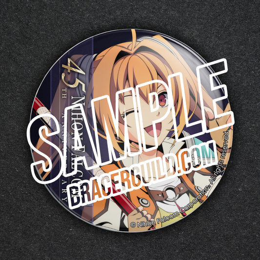 Estelle Bright Nihon Falcom 45th Anniversary Can Badge