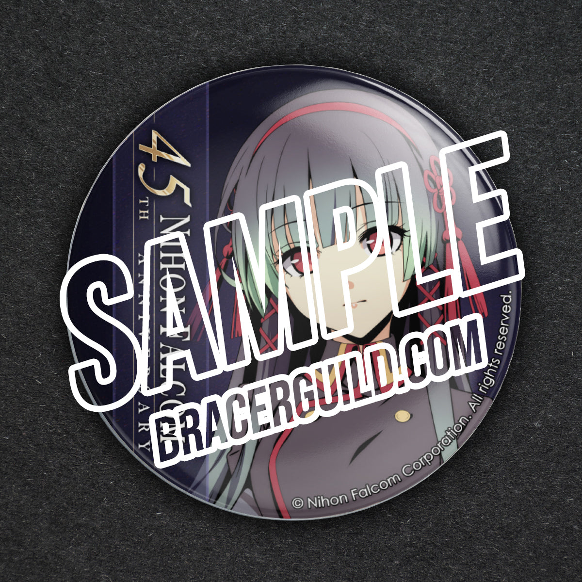 Fuka Rikudo Nihon Falcom 45th Anniversary Can Badge