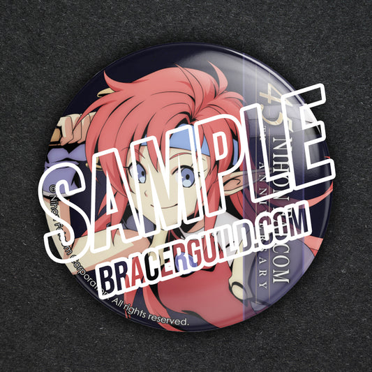 Popful Mail Nihon Falcom 45th Anniversary Can Badge