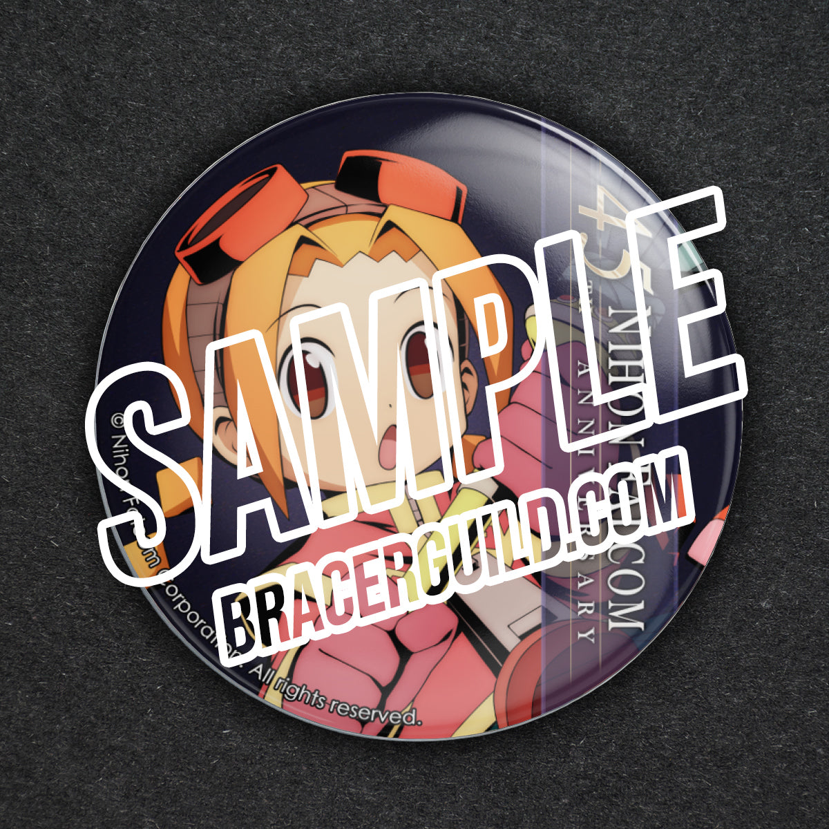 Parin Nihon Falcom 45th Anniversary Can Badge
