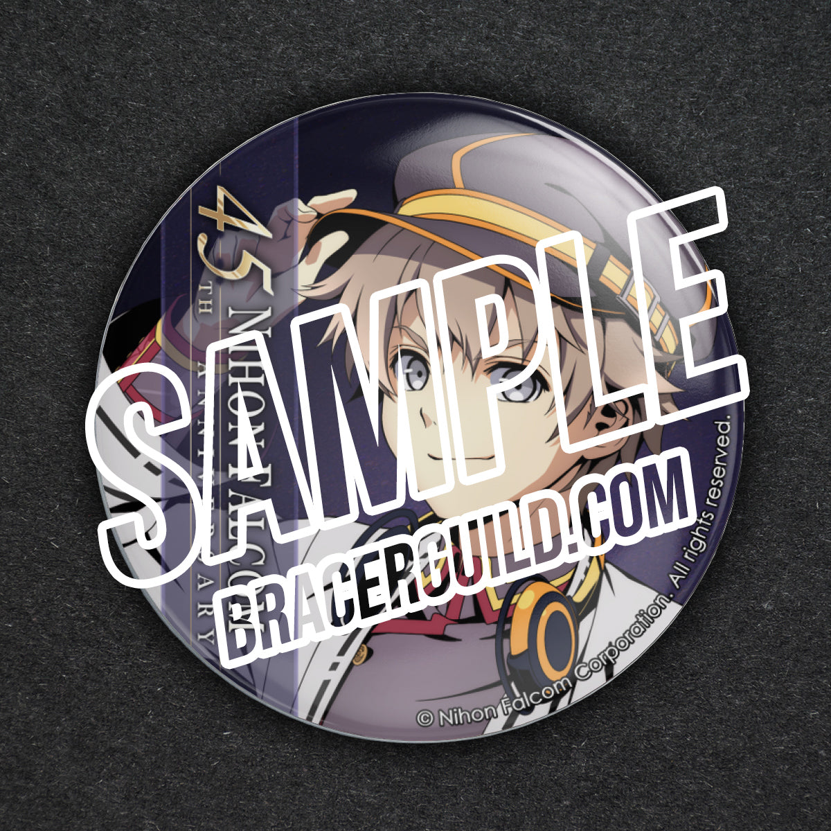 Rei Kamiya Nihon Falcom 45th Anniversary Can Badge