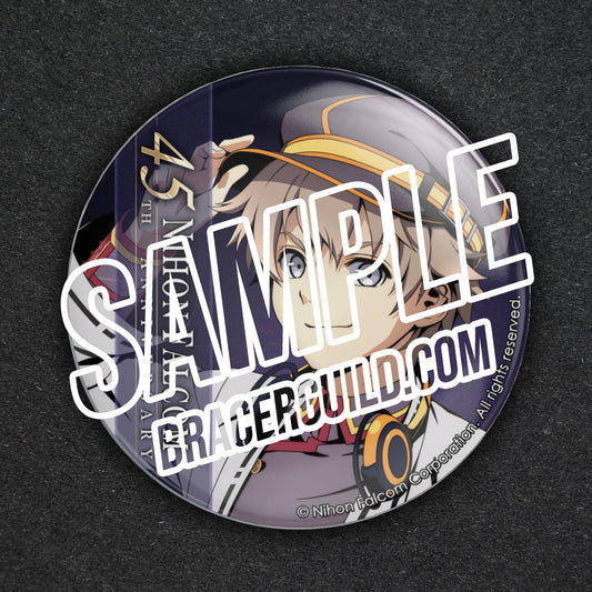 Rei Kamiya Nihon Falcom 45th Anniversary Can Badge