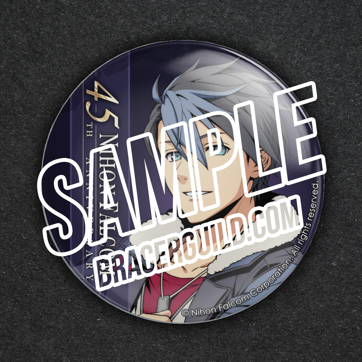 Van Arkride Nihon Falcom 45th Anniversary Can Badge