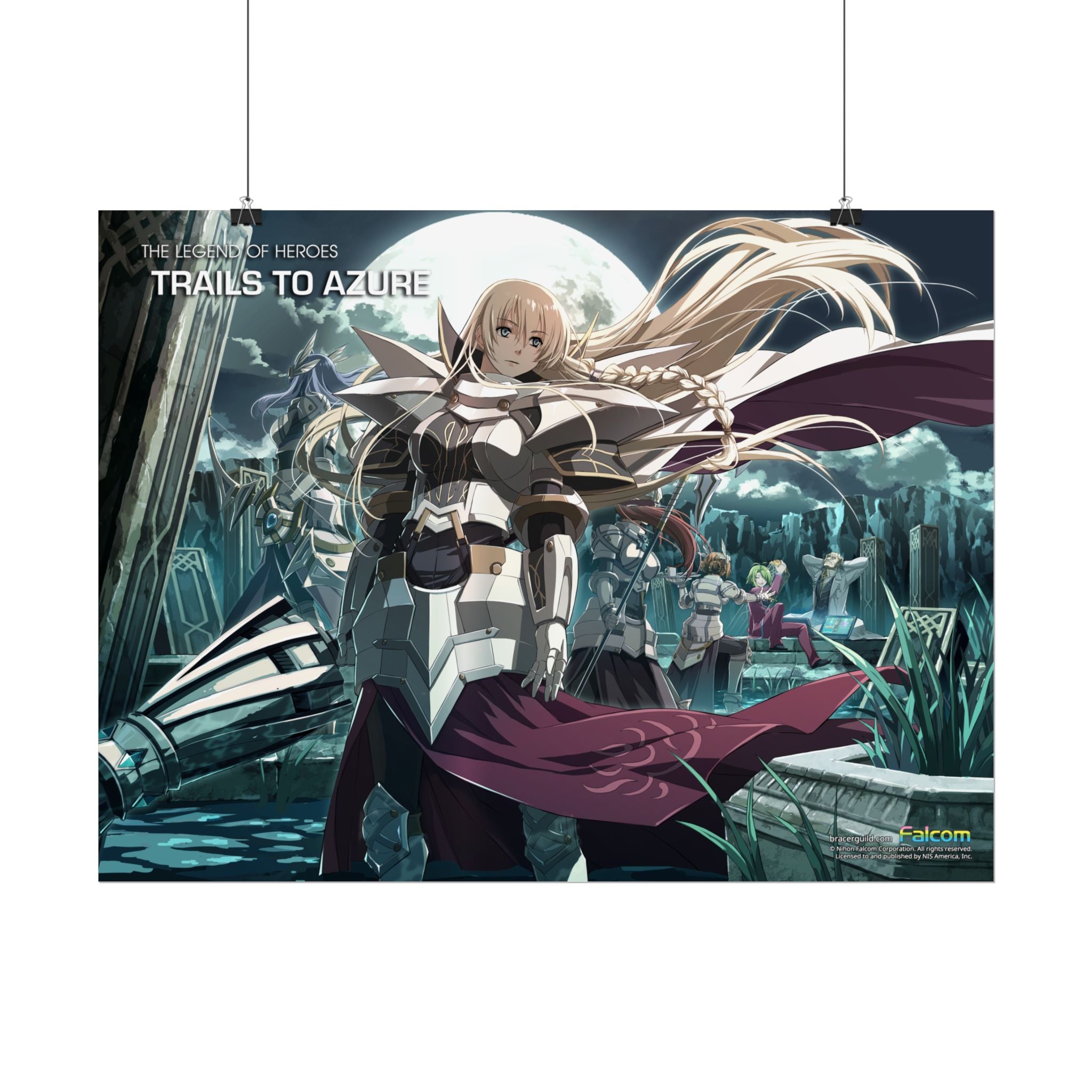 The Legend of Heroes: Trails to Azure -  The Maiden Under the Moon's Light - Officially Licensed Premium Art Print