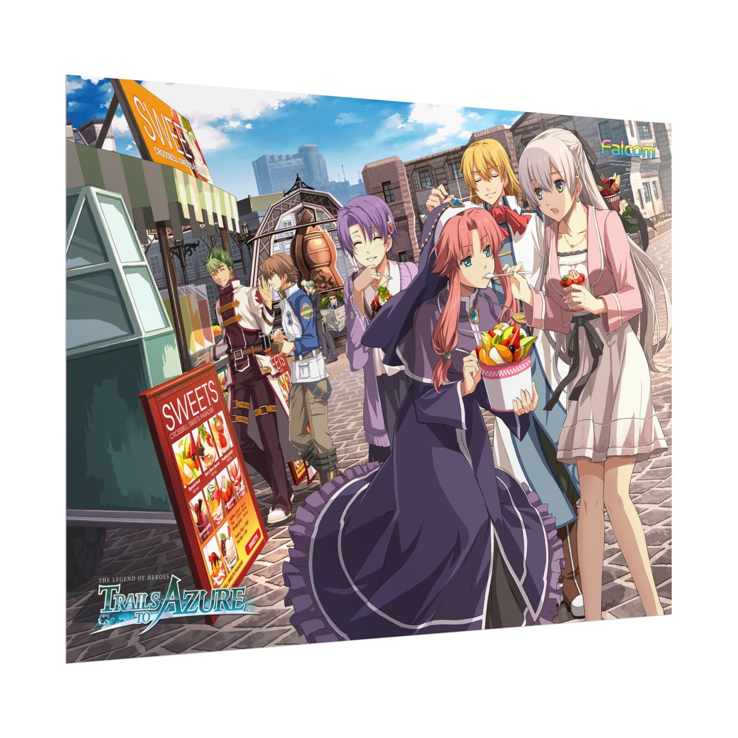 The Legend of Heroes: Trails to Azure -  Getting Some Sweets - Officially Licensed Premium Art Print