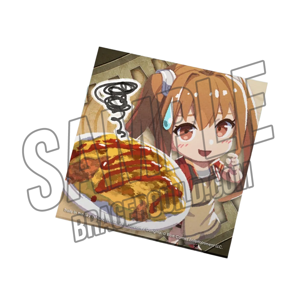 Trails in the Sky 1st Chapter Official Chibi Estelle Bright Cooking Coaster
