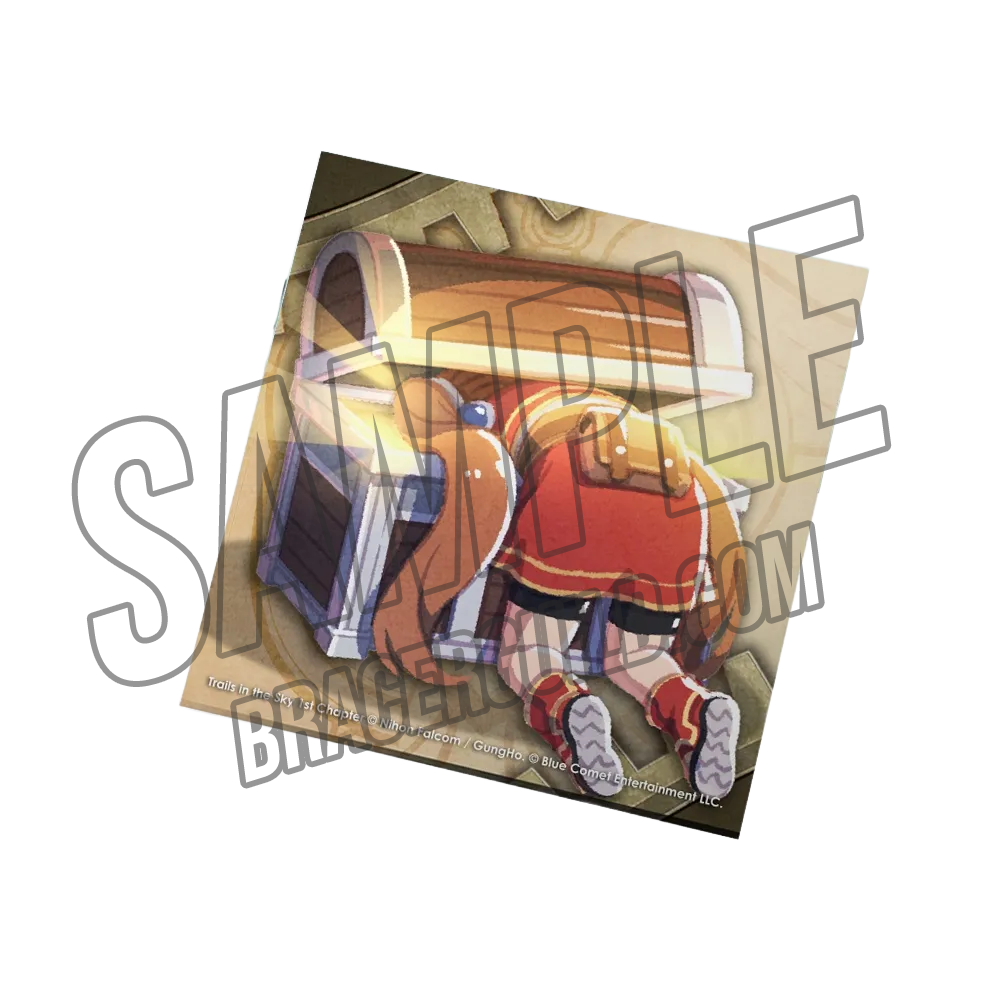 Trails in the Sky 1st Chapter Official Chibi Estelle Bright Findin' Treasure Coaster