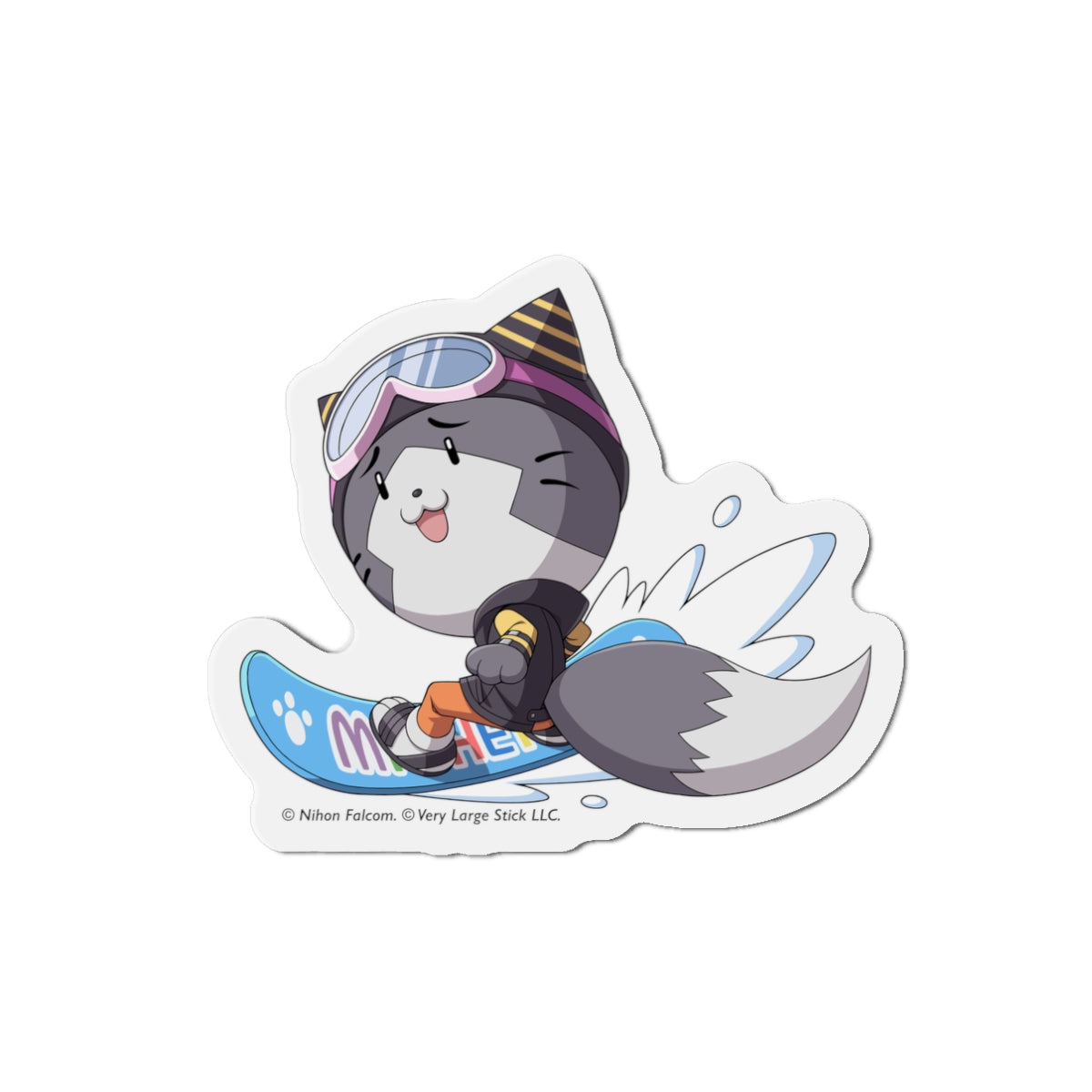 The Legend of Heroes Fridge Magnets - Snowboarding Mishy