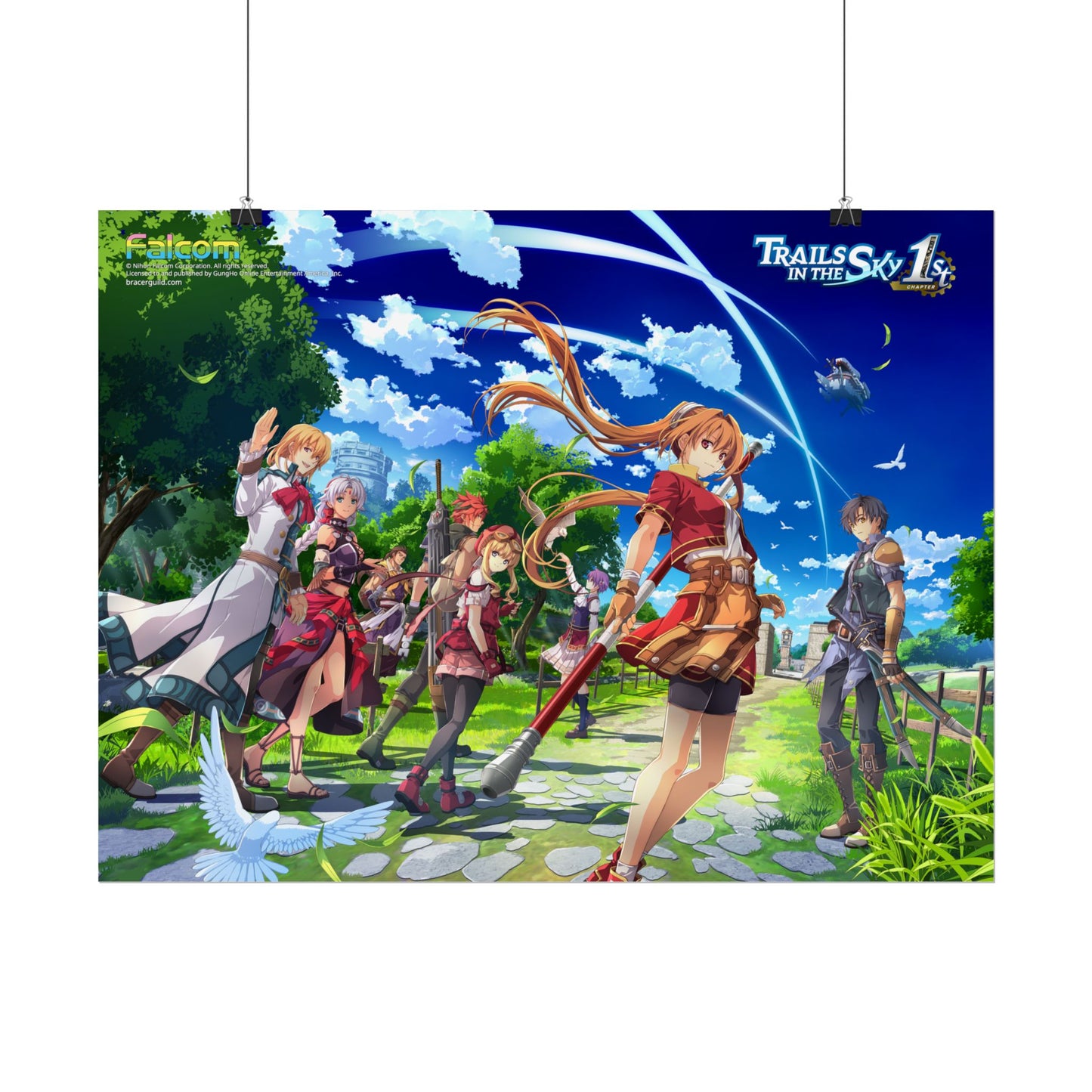 Trails in the Sky 1st Chapter - Key Art - Officially Licensed Premium Art Print