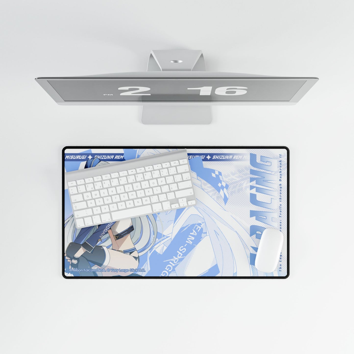 The Legend of Heroes: Trails through Daybreak II Officially Licensed 23.6" x 13.8" Rubber Desk Mat-- Shizuna Rem Misurugi Z1 Outfit