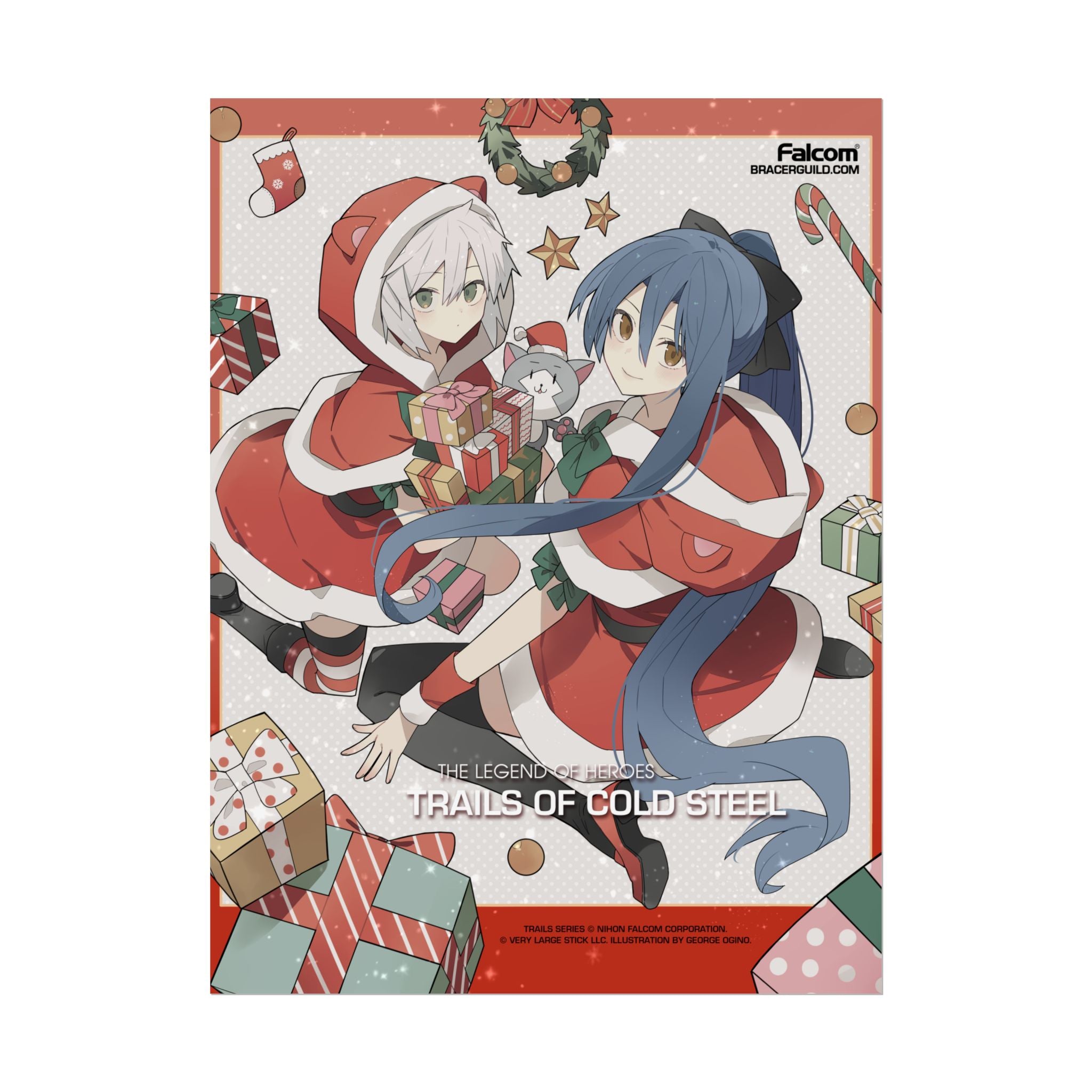 The Legend of Heroes: Trails of Cold Steel Christmas - Fie Claussell, Laura S. Arseid, and Mishy  - Officially Licensed Premium Art Print