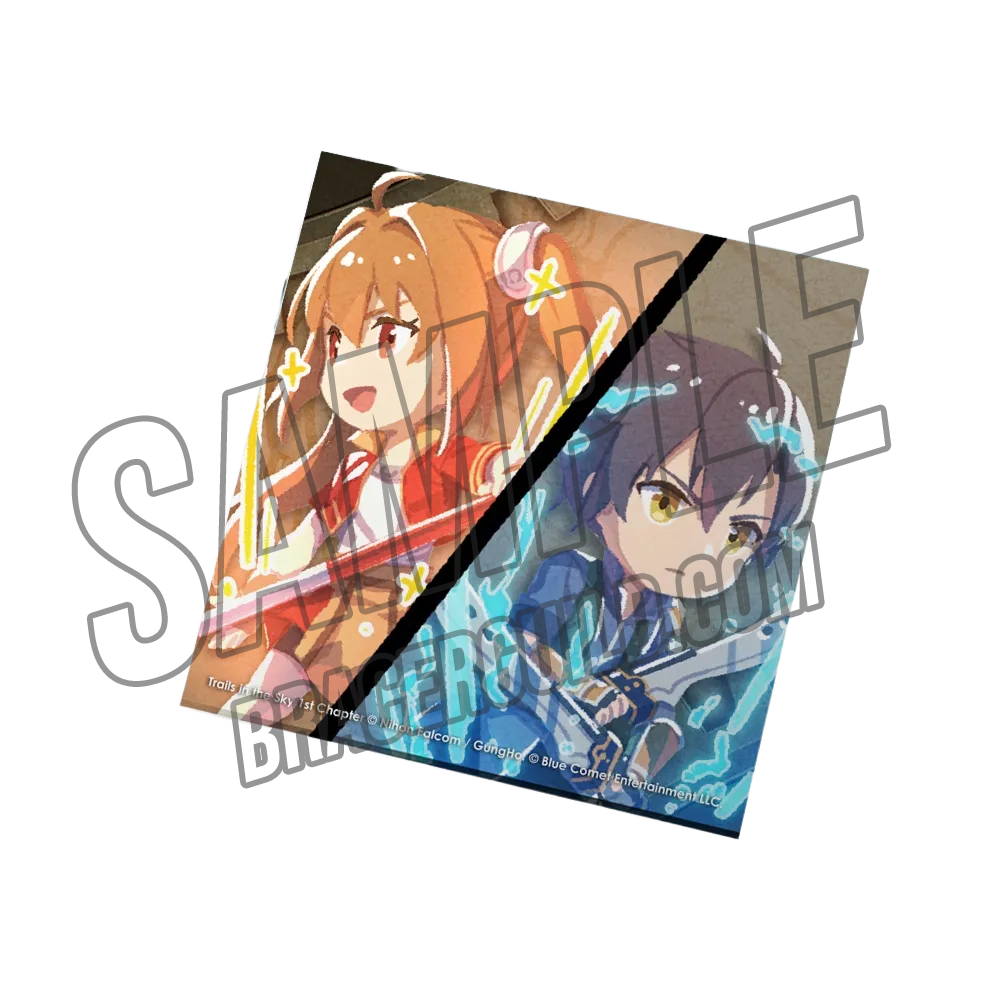 Trails in the Sky 1st Chapter Official Chibi Estelle Bright and Joshua Bright Combo Coaster