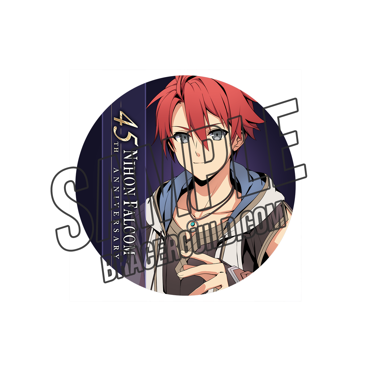 Adol Christin Nihon Falcom 45th Anniversary Coaster