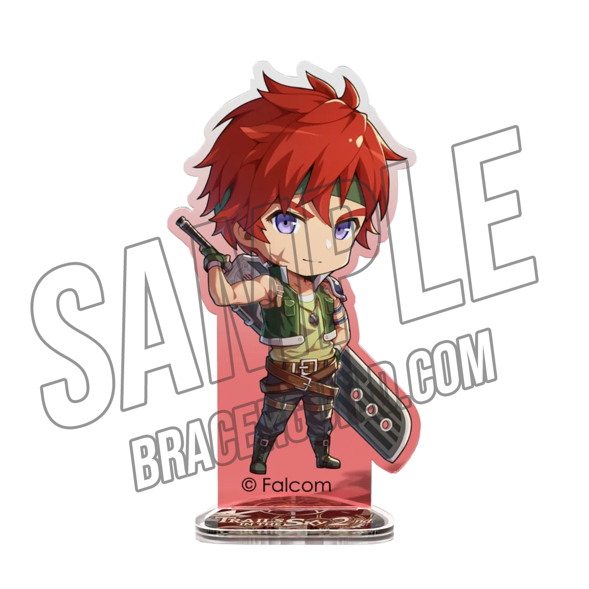 Trails in the Sky 2nd Chapter Falcom Mini Agate Crosner Standee