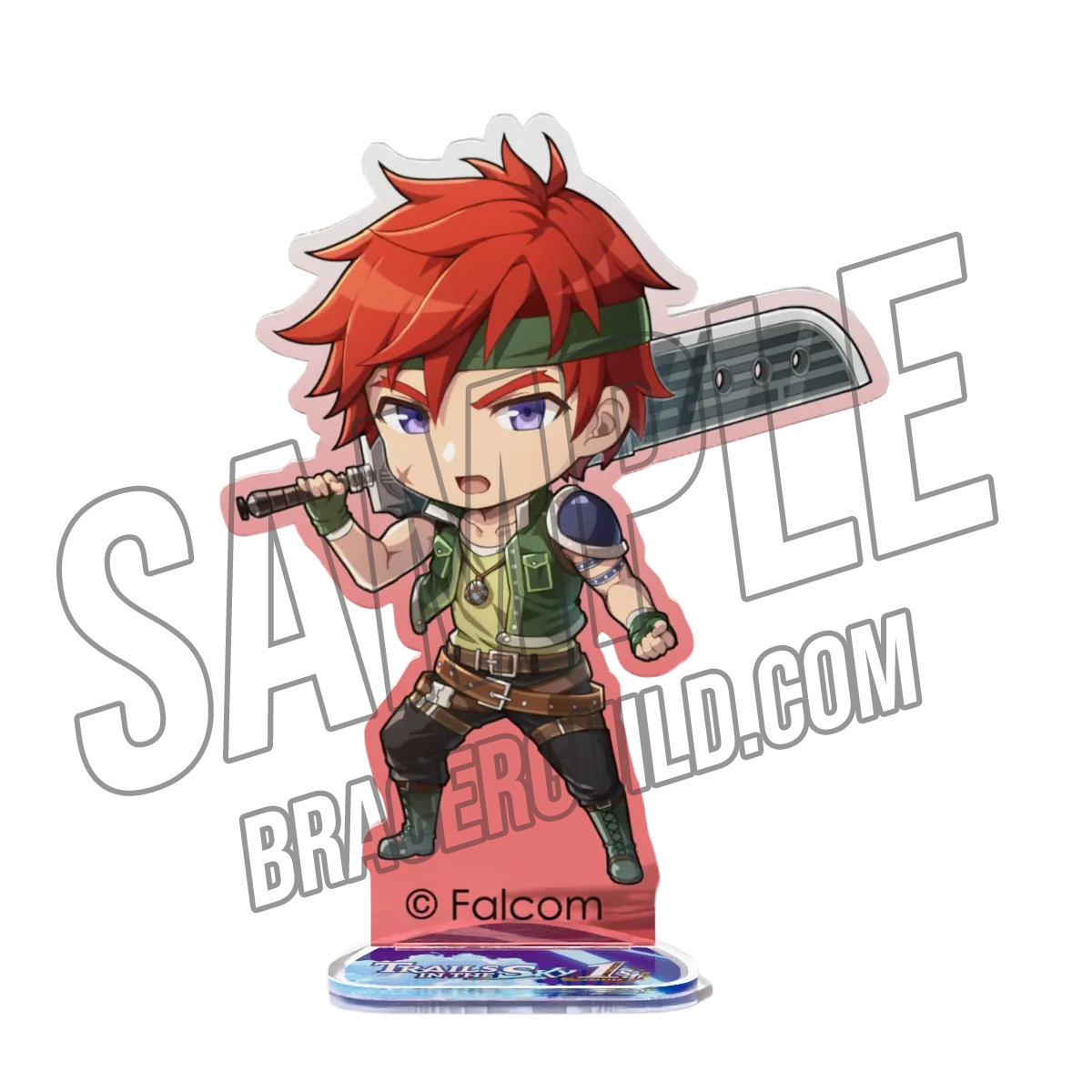 Trails in the Sky 1st Chapter Falcom Mini Agate Crosner Standee