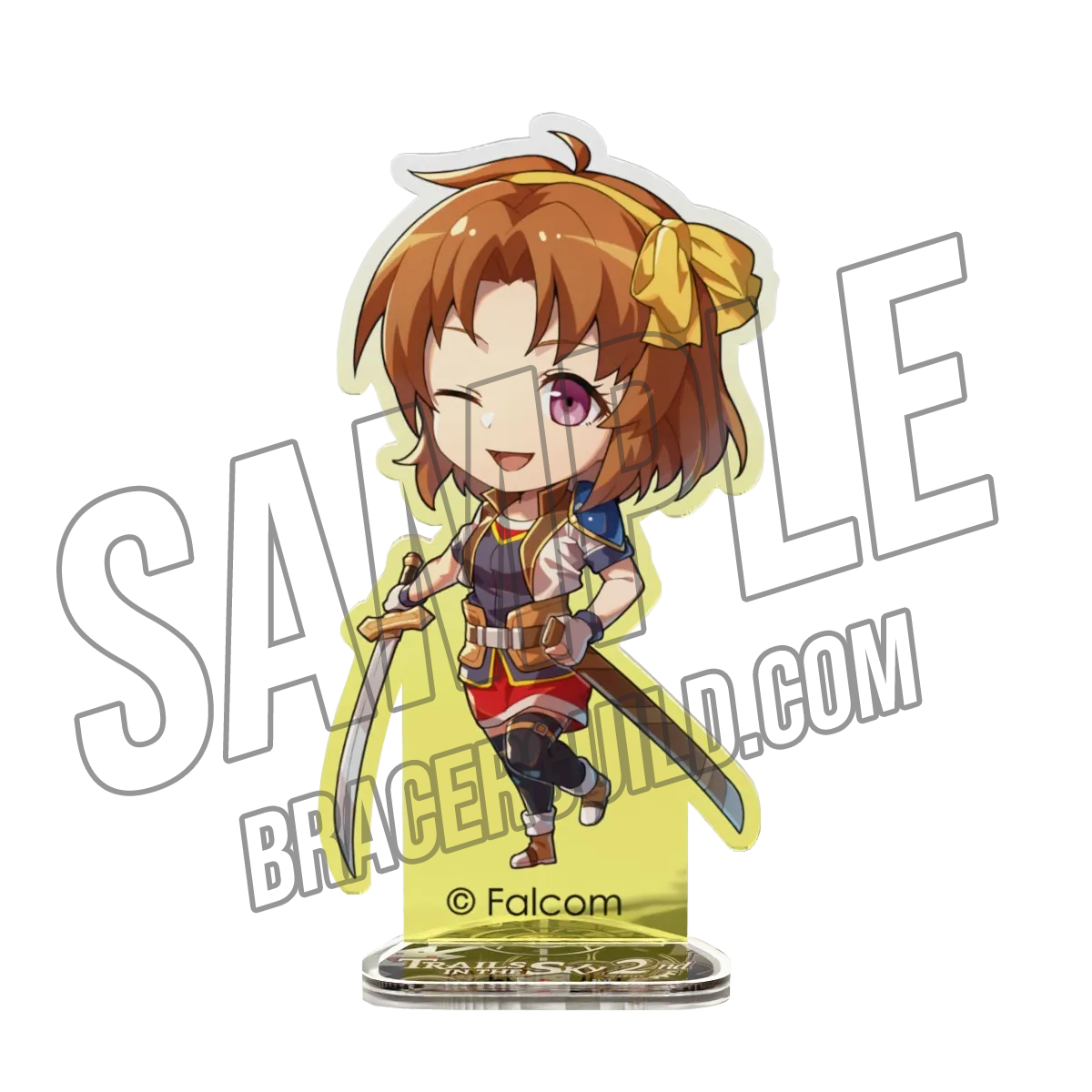 Trails in the Sky 2nd Chapter Falcom Mini Anelace Elfead Standee