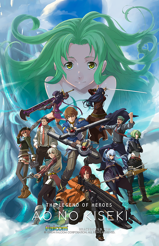 Trails Series Art Print - Ao no Kiseki Cover