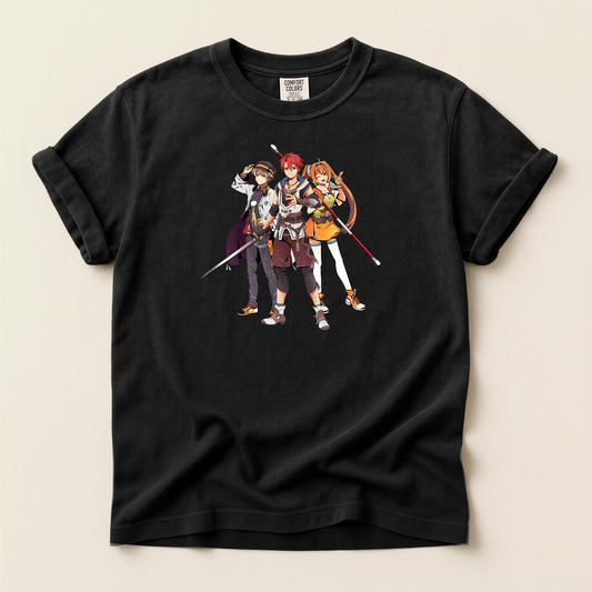 Nihon Falcom 45th Anniversary T-Shirt: Key Art