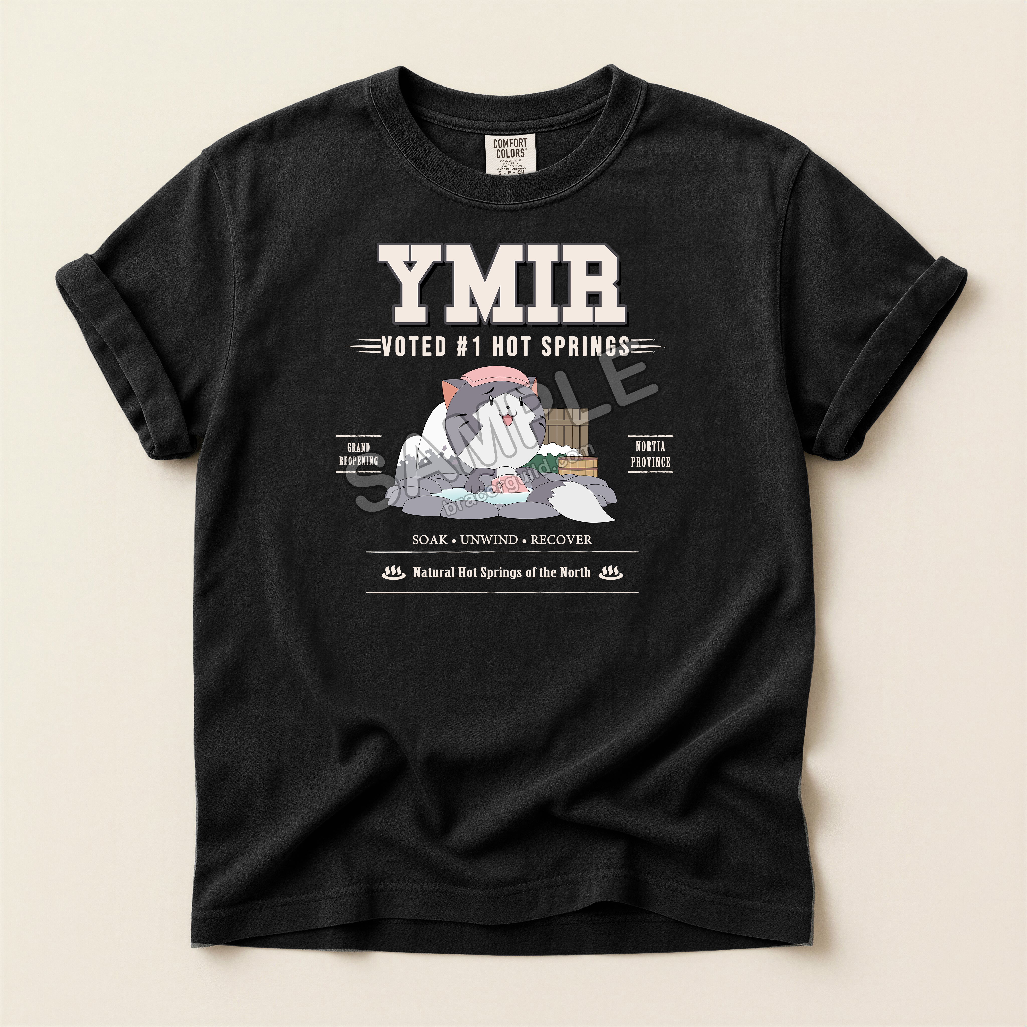 Trails Series Officially Licensed Ymir Mishy Hot Springs T-Shirt
