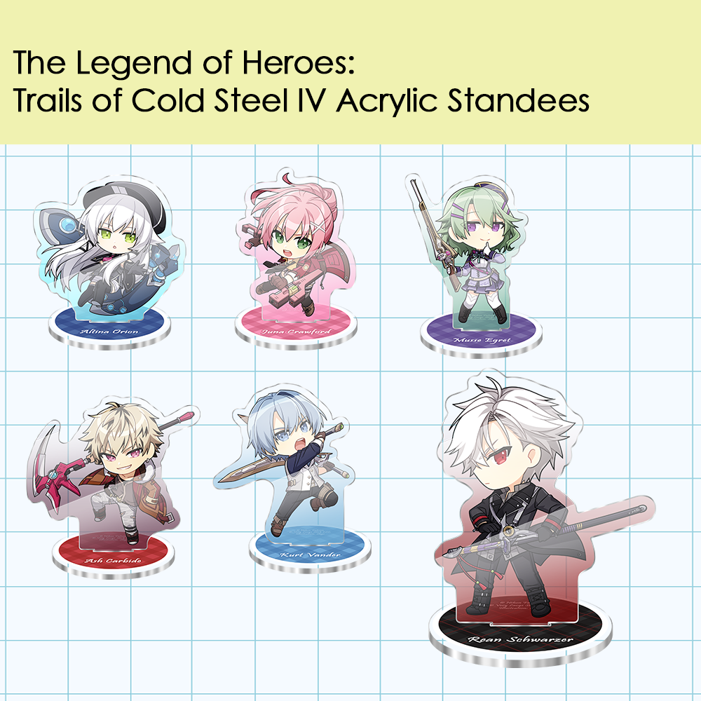(PRE-ORDER) The Legend of Heroes: Trails of Cold Steel IV Acrylic Standees