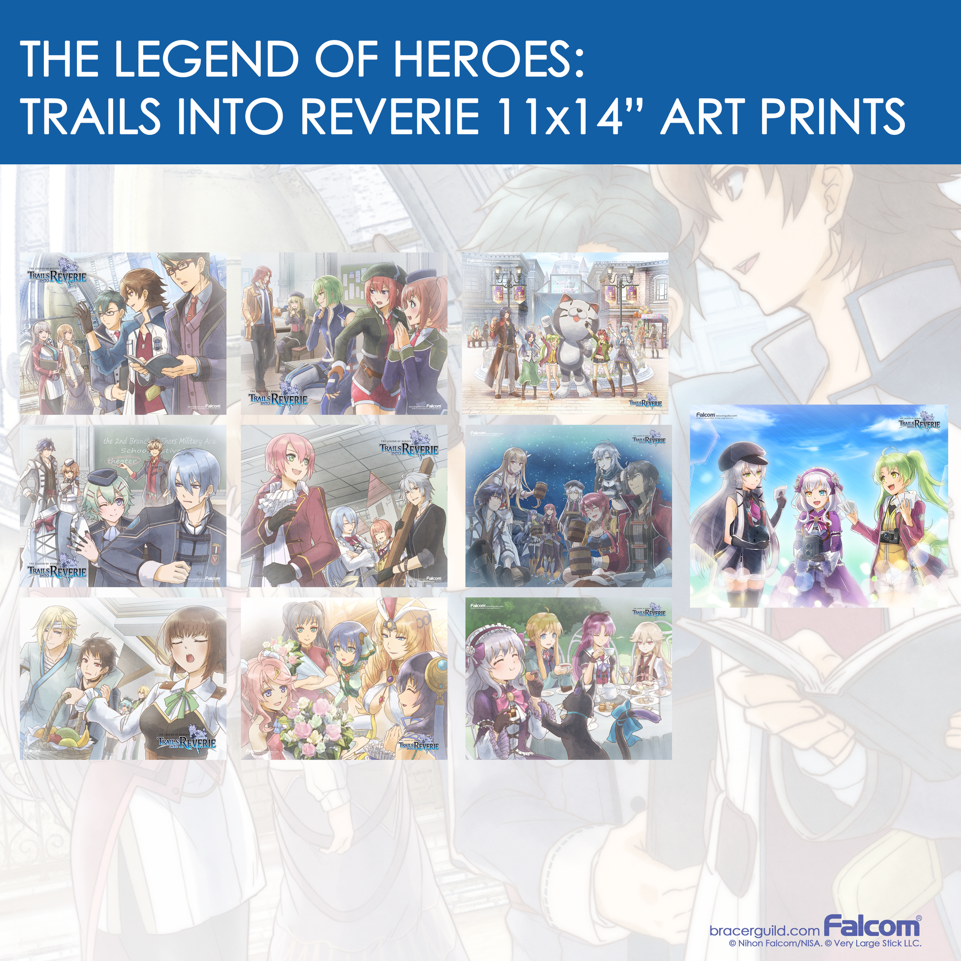 絵画 REVERIE200 - 2 The Legend of Heroes: Trails into Reverie 11x14 Official Art