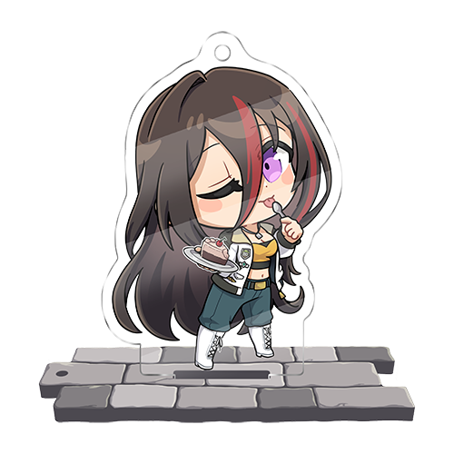 Trails Snacking Series - Emilia Keychain Standee