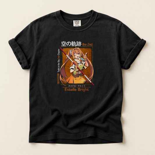 Nihon Falcom 45th Anniversary T-Shirt: Estelle Bright from Trails in the Sky 2nd Chapter