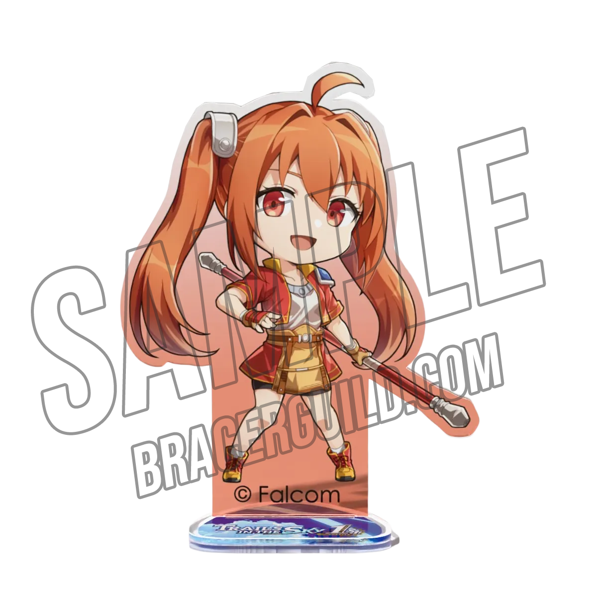 Trails in the Sky 1st Chapter Falcom Mini Estelle Bright Standee