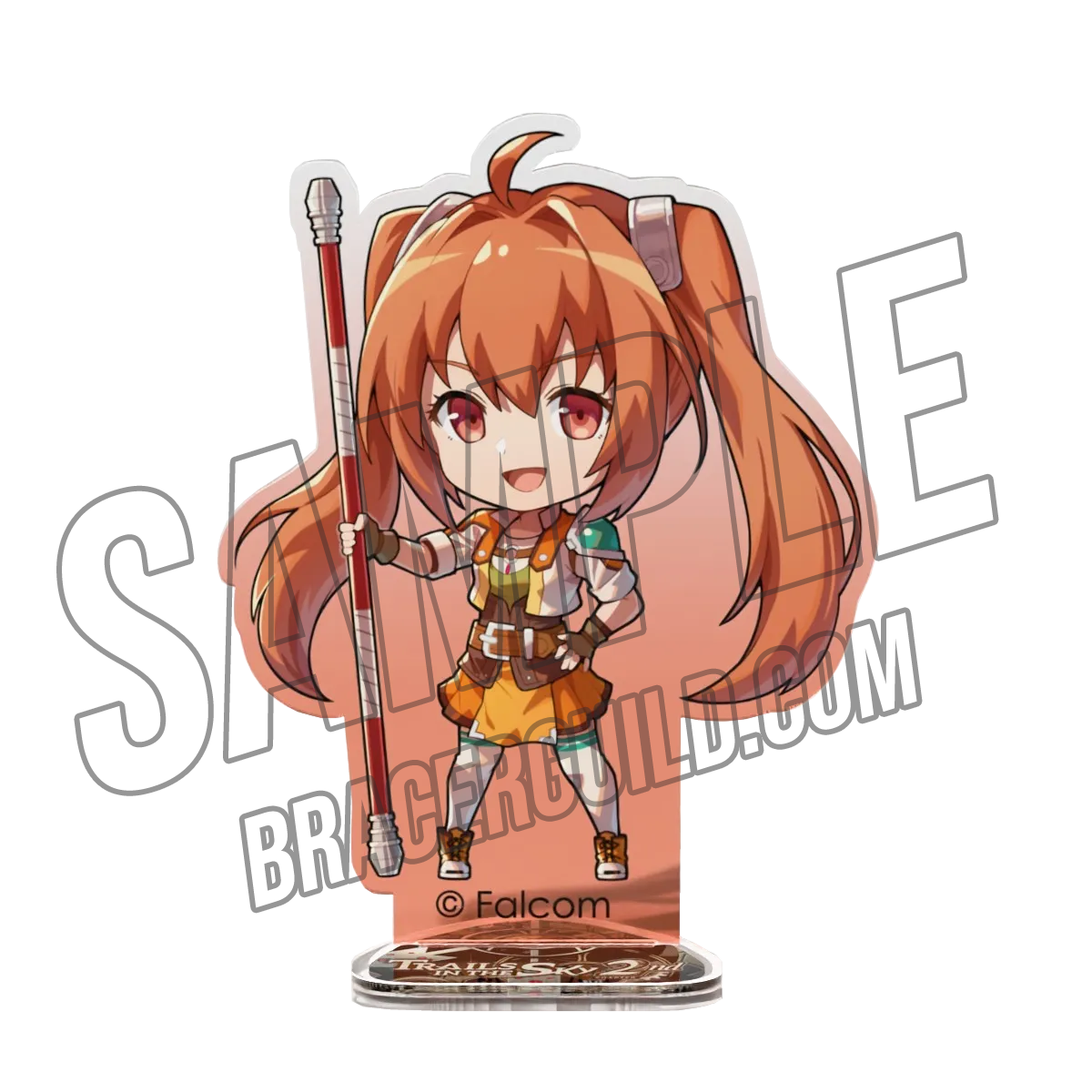 Trails in the Sky 2nd Chapter Falcom Mini Estelle Bright Standee