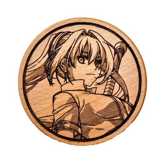 Estelle Bright Beech Hardwood Coaster