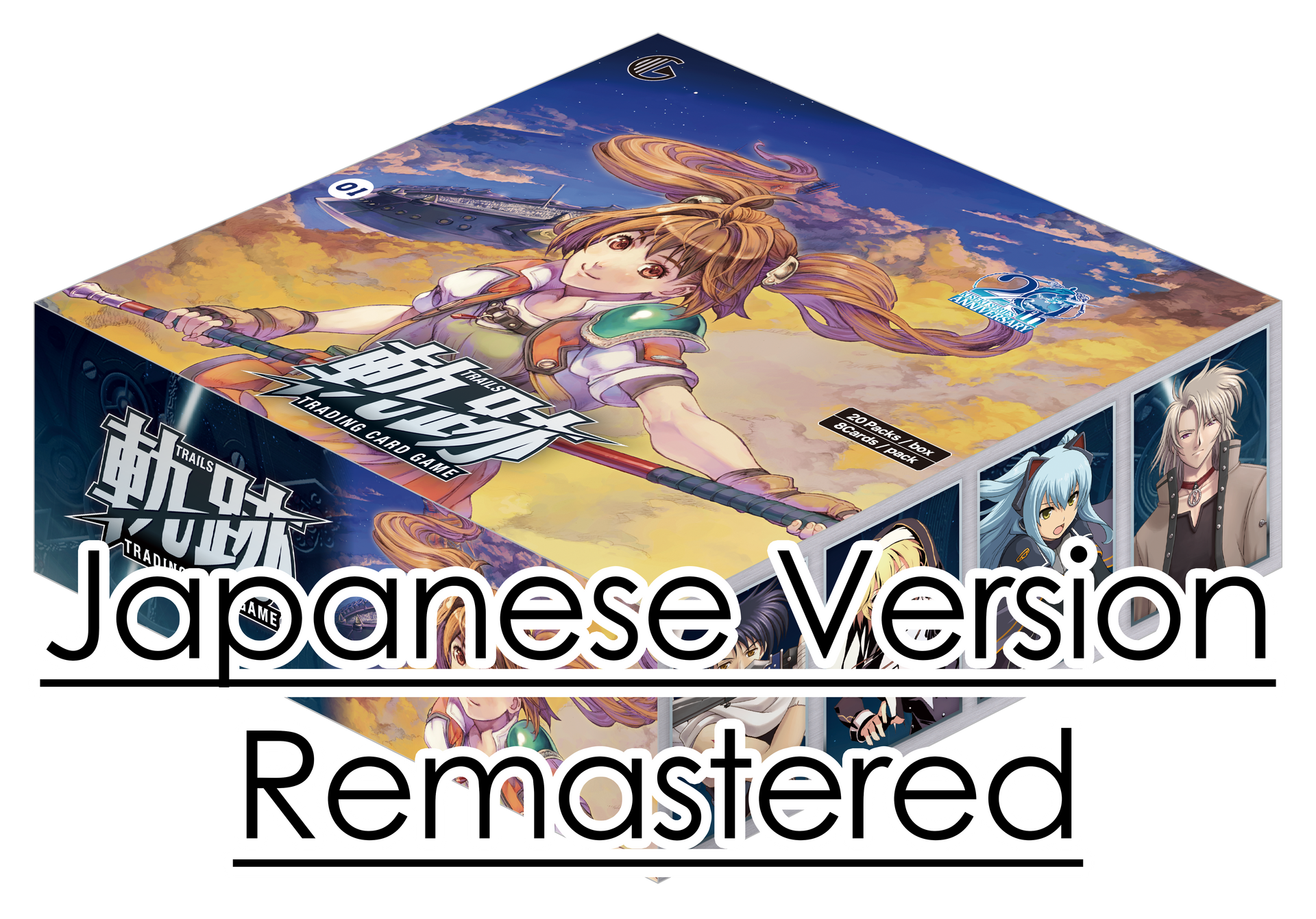 PRE-ORDER) JAPANESE TRAILS TRADING CARD GAME BOOSTER BOX VOL. 1 W