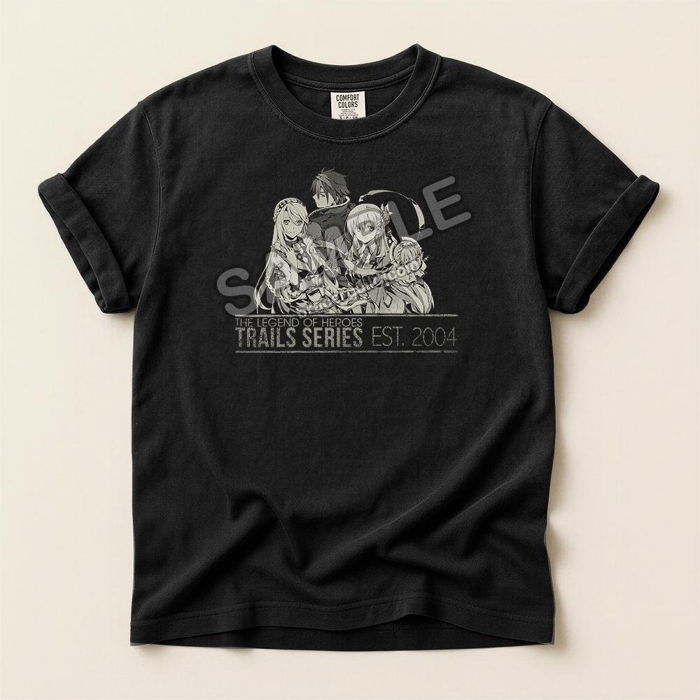 The Legend of Heroes: Trails through Daybreak Trails 20th Anniversary Shirt (Monochrome)