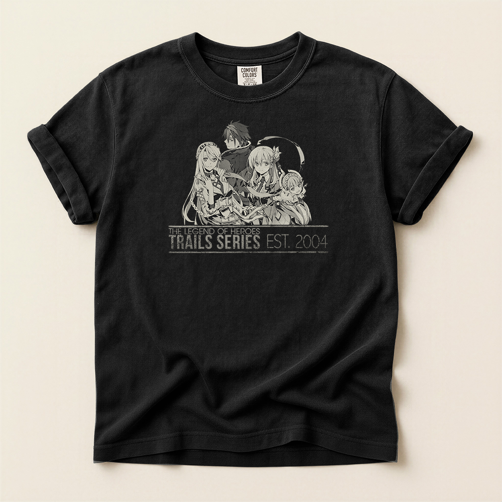 The Legend of Heroes: Trails through Daybreak Trails 20th Anniversary Shirt (Monochrome)