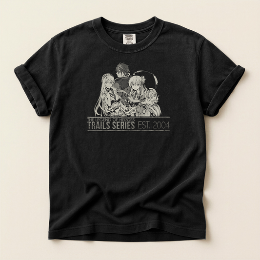 The Legend of Heroes: Trails through Daybreak Trails 20th Anniversary Shirt (Monochrome)
