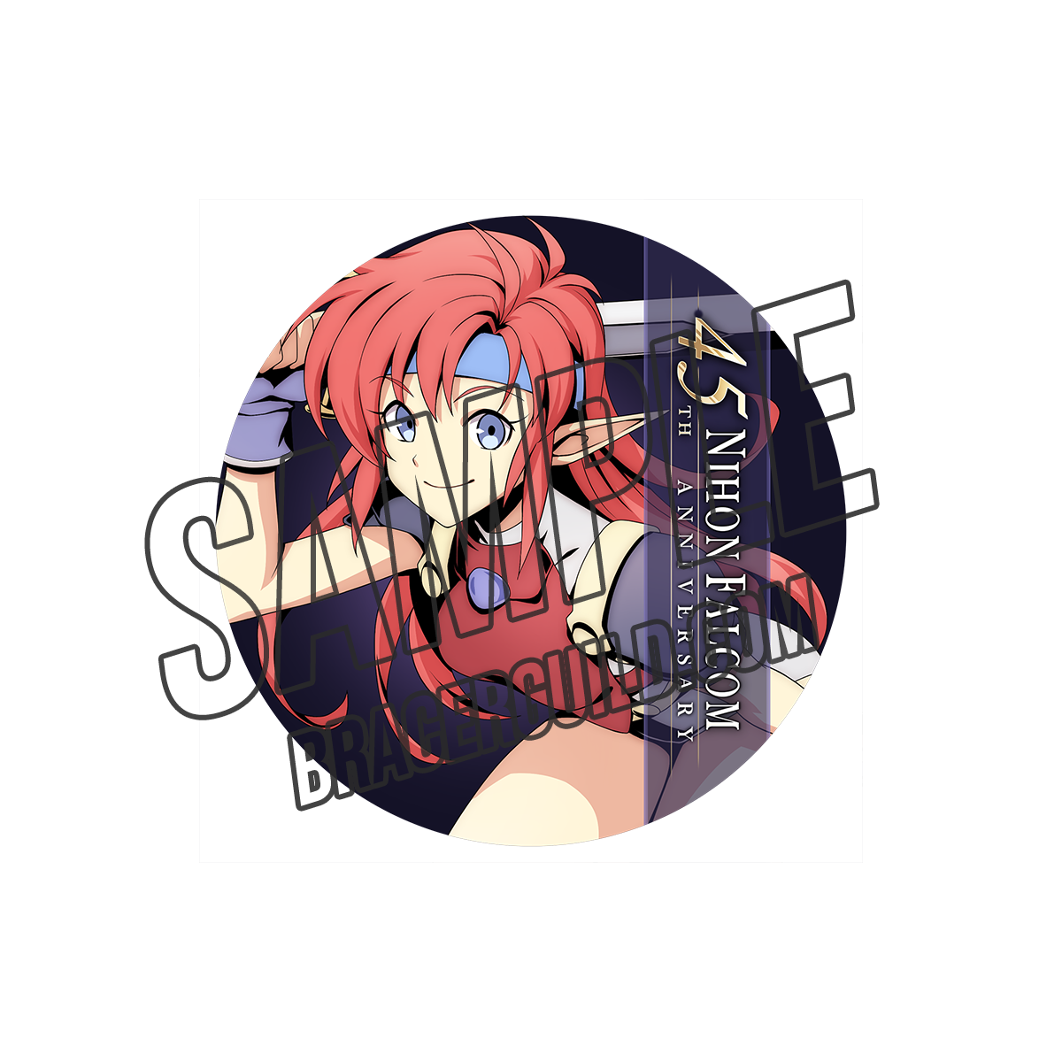 Popful Mail Nihon Falcom 45th Anniversary Coaster
