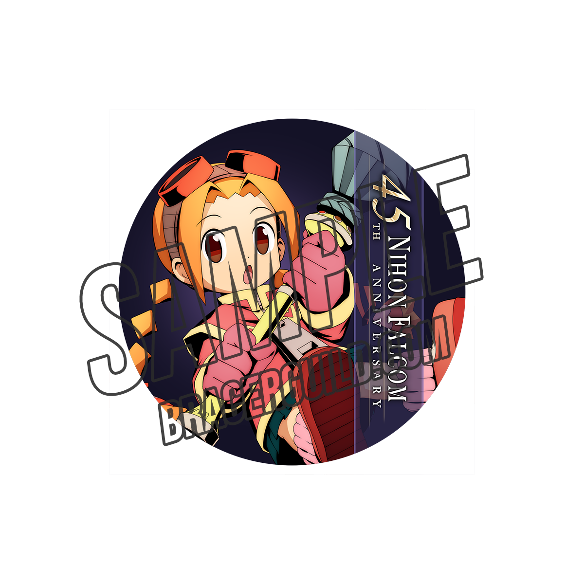 Parin Nihon Falcom 45th Anniversary Coaster