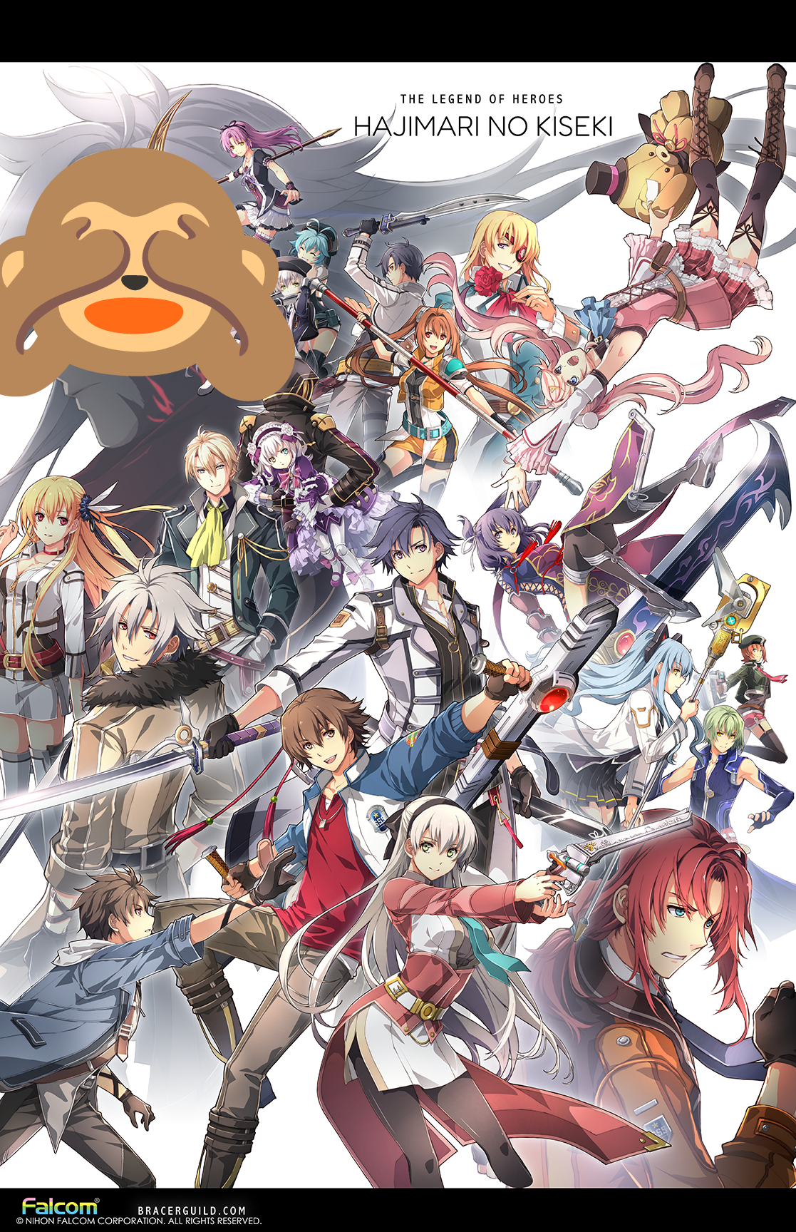 Trails Series Art Print - Hajimari no Kiseki - Ensemble Art