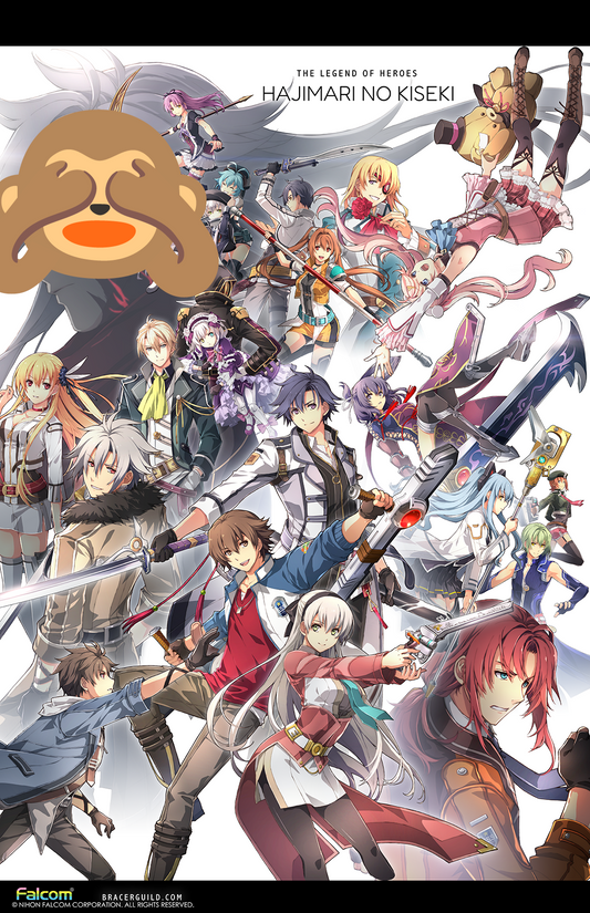 Trails Series Art Print - Hajimari no Kiseki - Ensemble Art