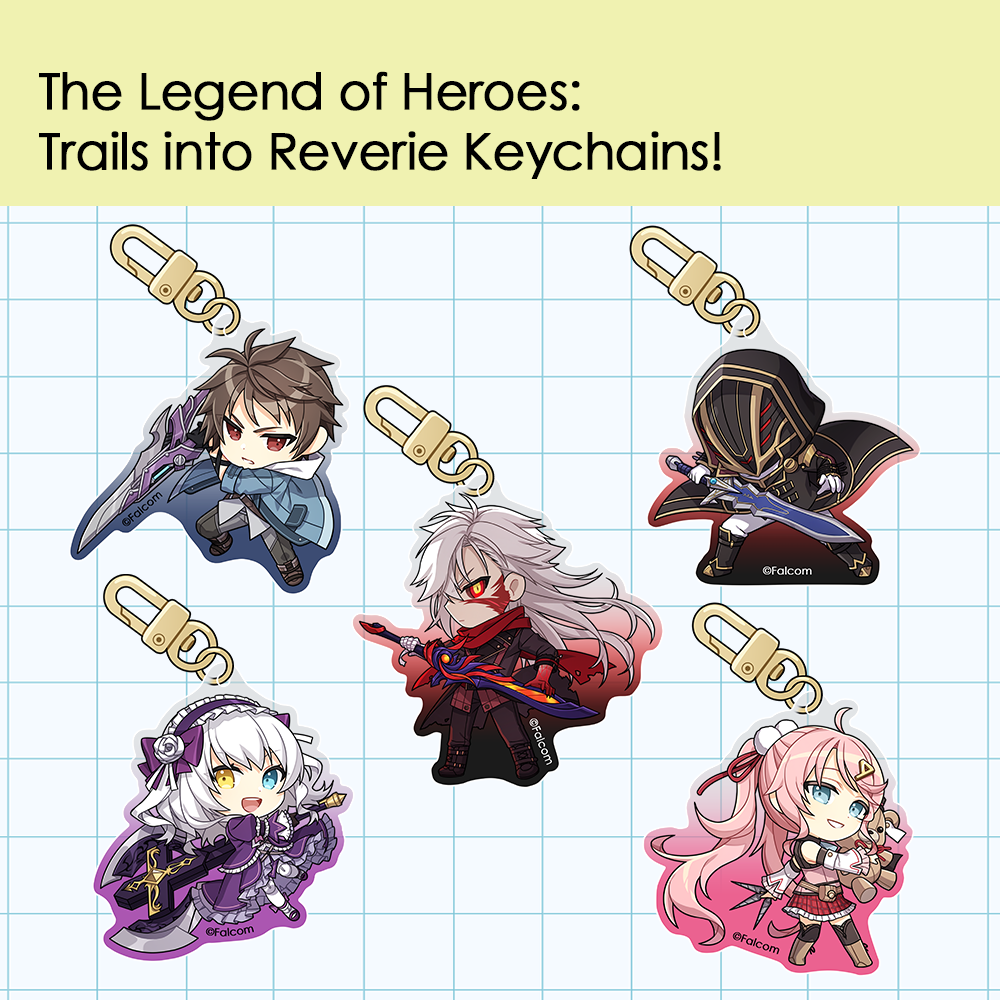 (PRE-ORDER) The Legend of Heroes: Trails into Reverie Acrylic Keychains
