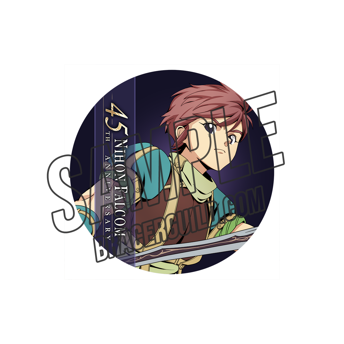 Roas Worzen Nihon Falcom 45th Anniversary Coaster