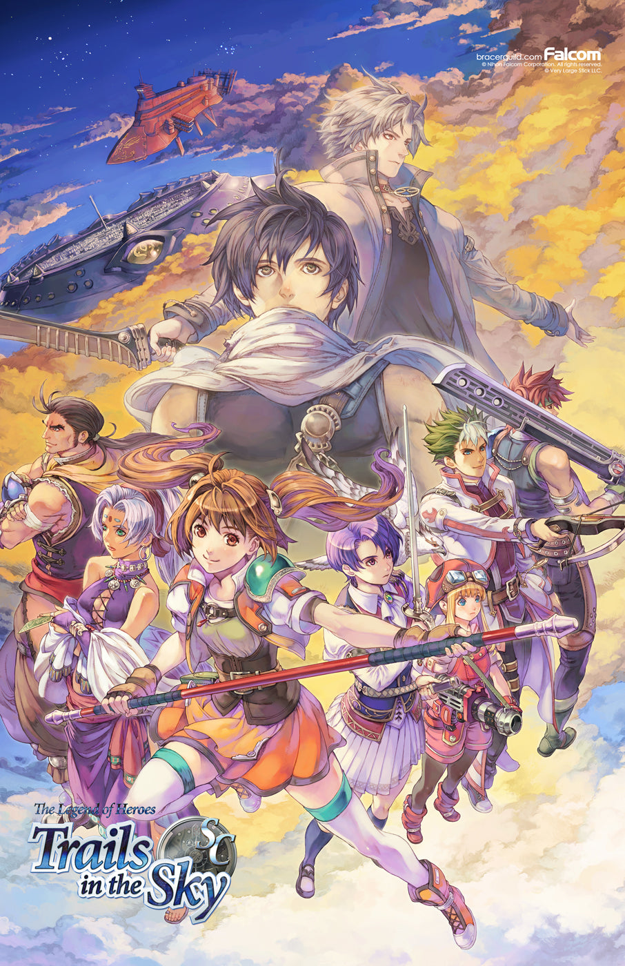 The Legend of Heroes: Trails in the Sky Liberl Saga Official 11x17 Art Prints
