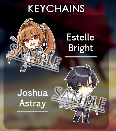 (PRE-ORDER) Trails in the Sky 2nd Chapter Keychains