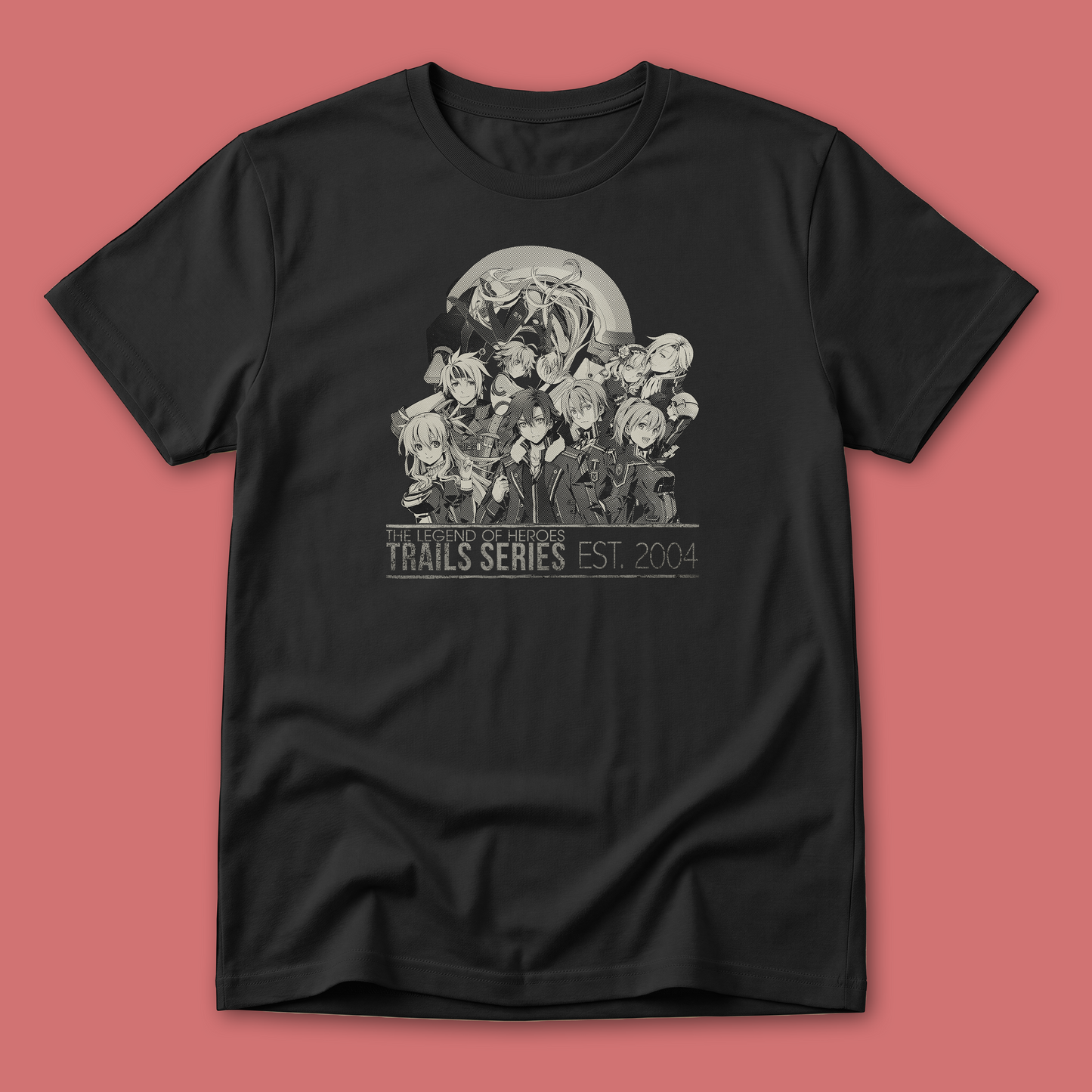 The Legend of Heroes: Trails of Cold Steel Trails 20th Anniversary Shirt (Monochrome)
