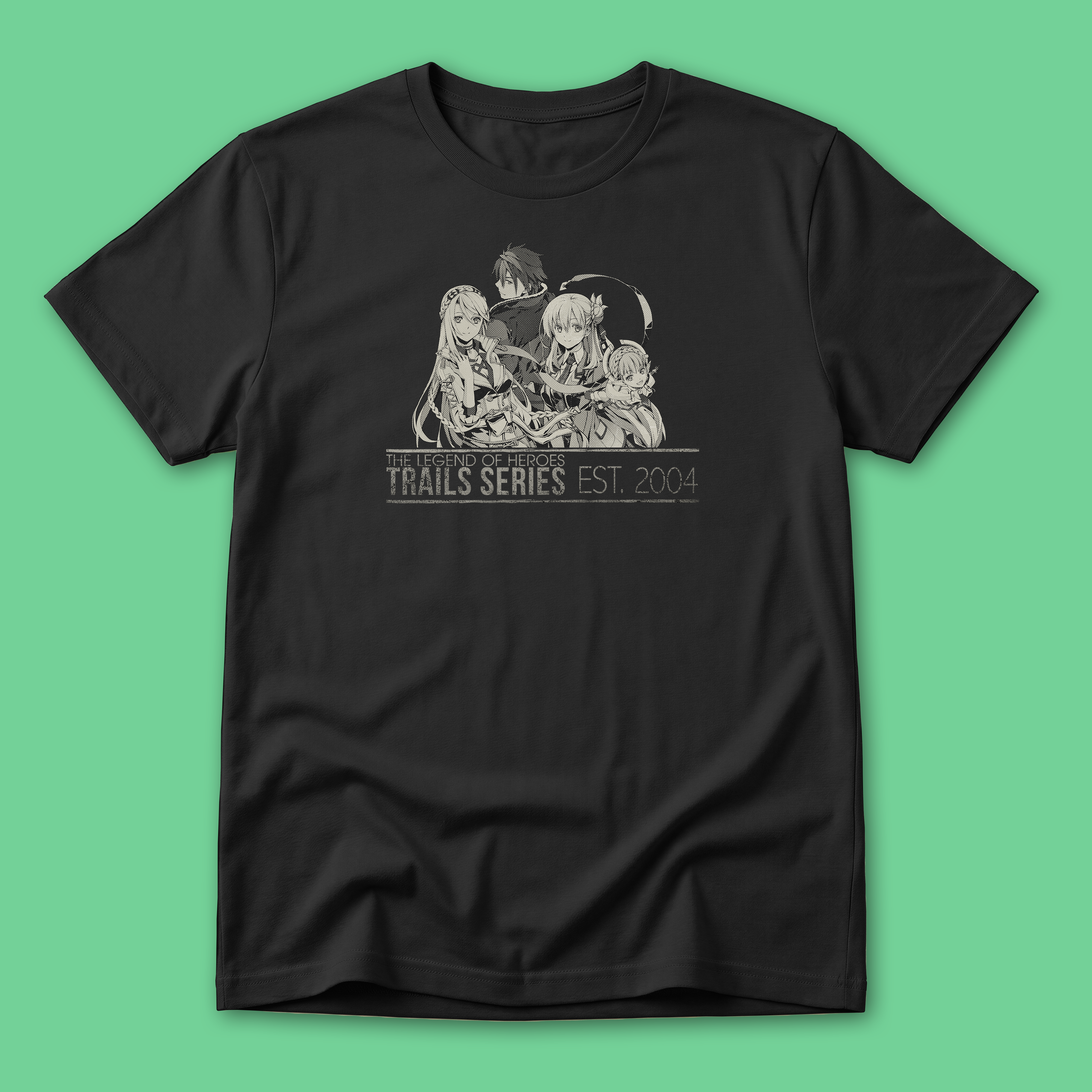 The Legend of Heroes: Trails through Daybreak Trails 20th Anniversary Shirt (Monochrome)