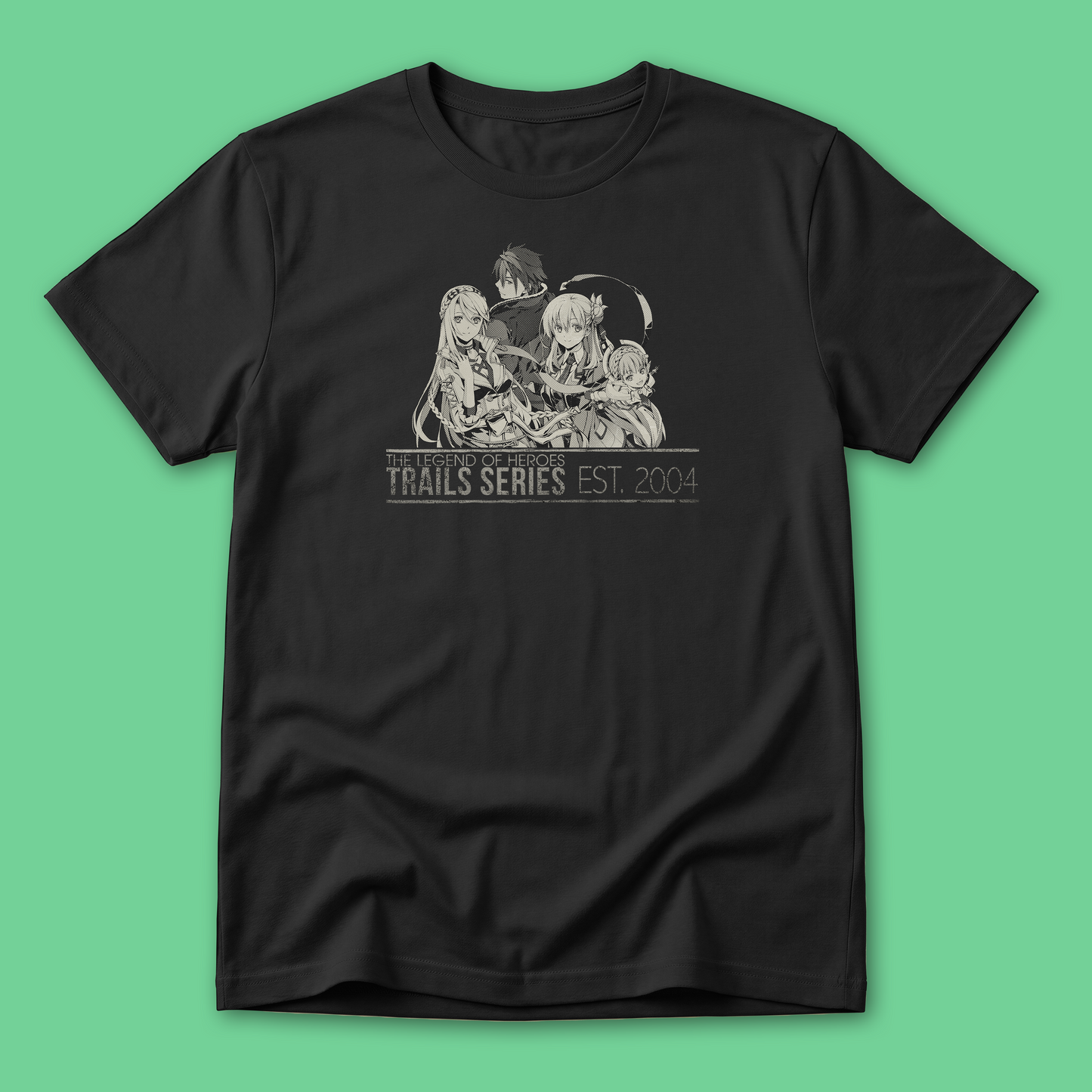 The Legend of Heroes: Trails through Daybreak Trails 20th Anniversary Shirt (Monochrome)