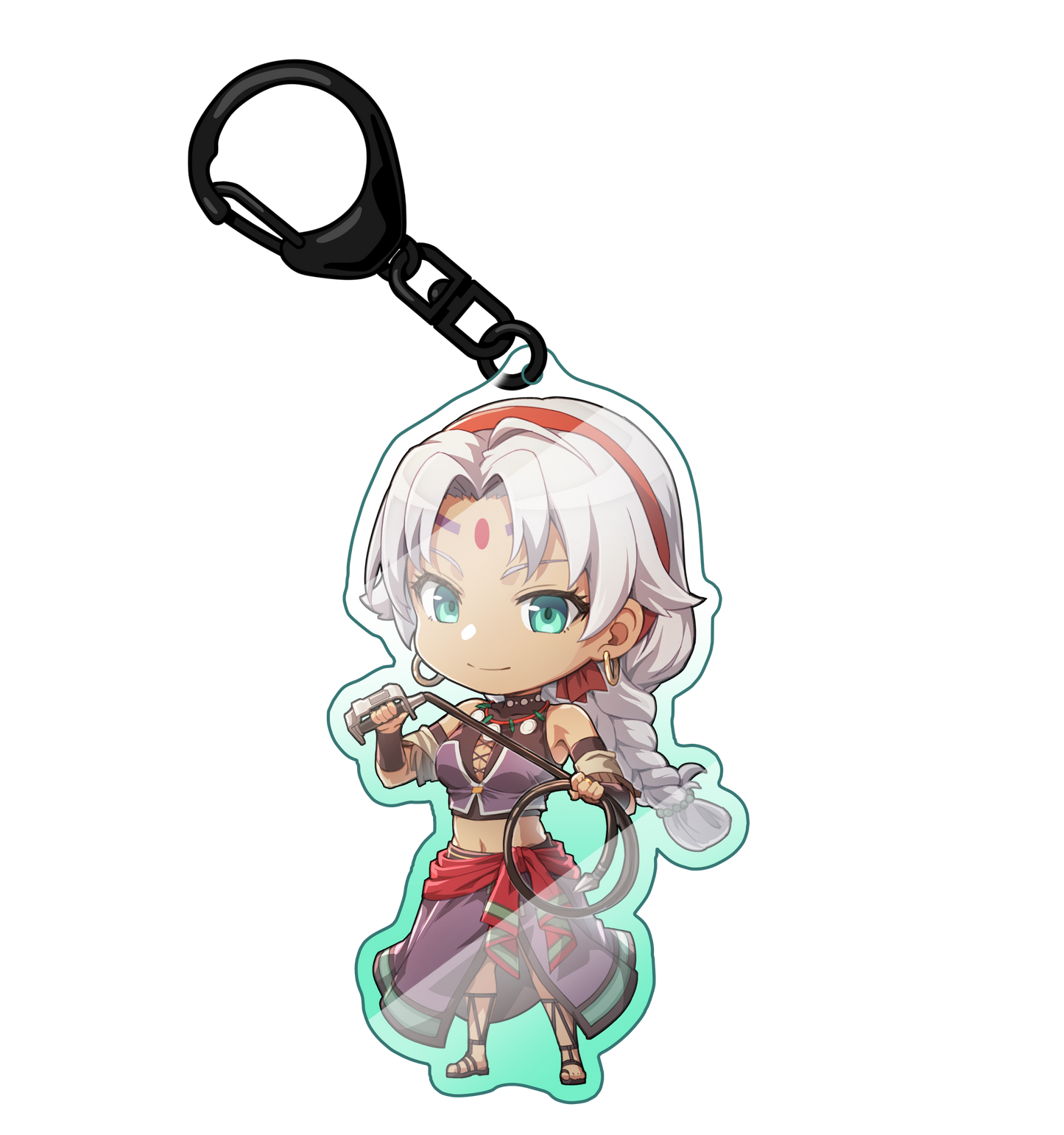 Trails in the Sky 1st Chapter - Scherazard Harvey Epoxy Keychain