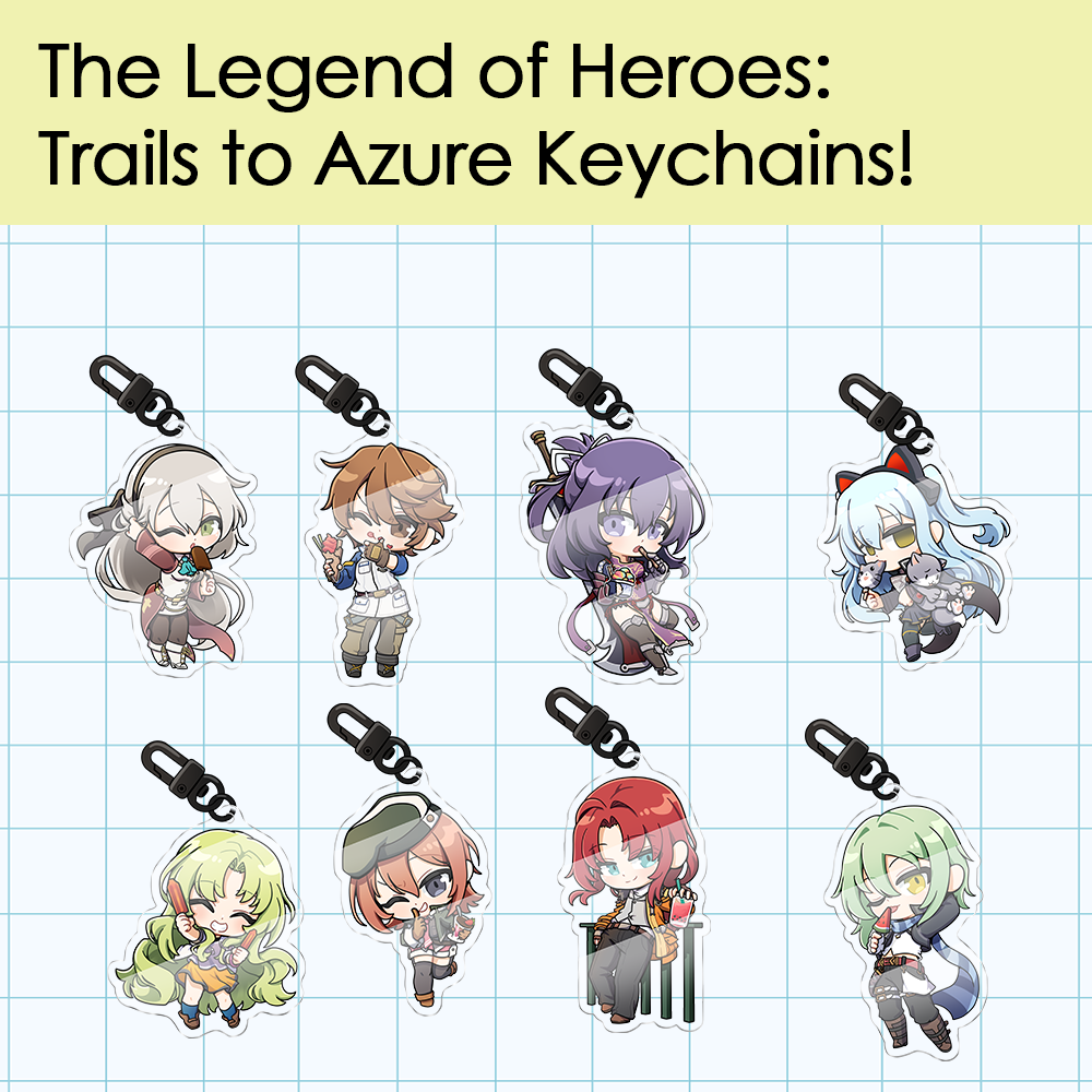 (PRE-ORDER) The Legend of Heroes: Trails to Azure Acrylic Keychains