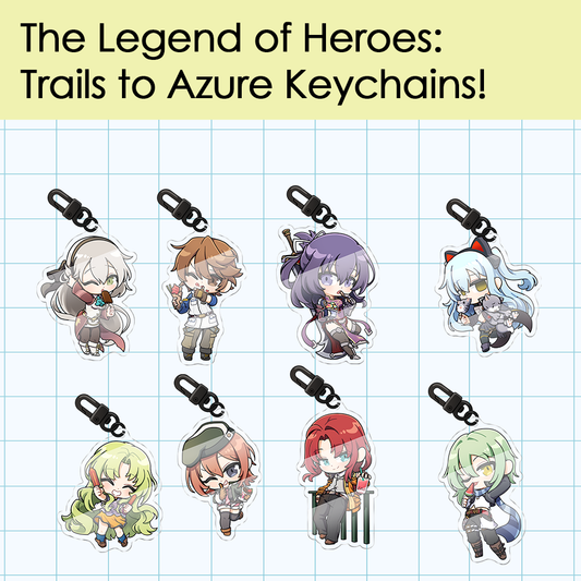 (PRE-ORDER) The Legend of Heroes: Trails to Azure Acrylic Keychains